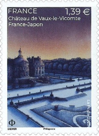 Frankrig - Frankrig-Japan - Postfrisk frimærke