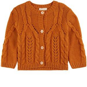 Kids - Louise Misha Cinnamon Sookie Knit Cardigan 24 Months - Jumpers and knitwear - 24 months - Brown - Mädchen