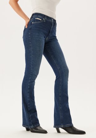 Calvin Klein Jeans Skinny Bootcut 1BJ Denim Dark Klær