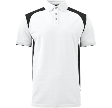 Texstar PS07101990180 Poloskjorte hvit Hvit, Klær