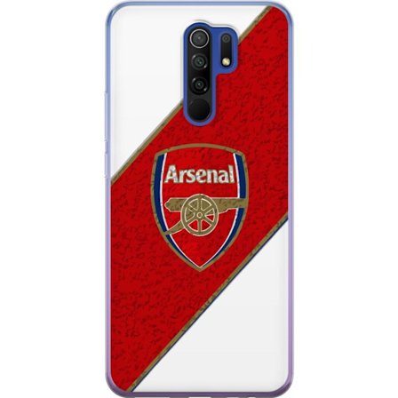 Kompatibelt Mobilskal till Xiaomi Xiaomi Redmi 9 Moschino Toy teddybjörn med enkel tecknad design, brun björn med vit tröja och tydlig logotyp på