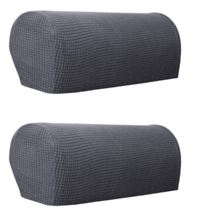 Sæt med 2 sofa armlænsbetræk, polyester lænestolsbeskytter