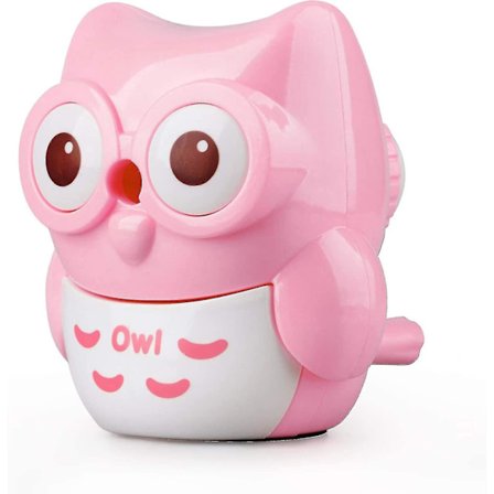 Søt Blyantspisser Manuell For Barn Og Kunstnere, Håndholdt Manuell Blyantspisser For Fargeblyanter (rosa) 1 stk