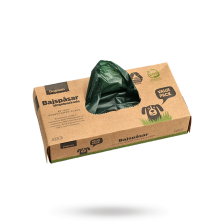 Dogman Bajspåsar 200pack - Grön - Till hundpromenaden