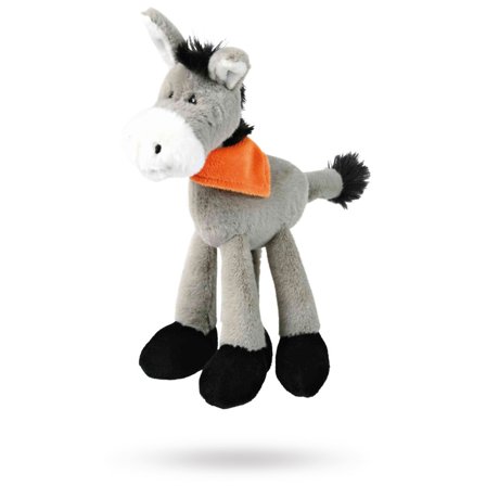 Trixie - Åsna 24 cm - Mjuk hundleksak med pip - Hundleksaker