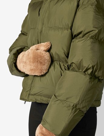 Adax Adax Mitten Paige - Brown - ONE SIZE