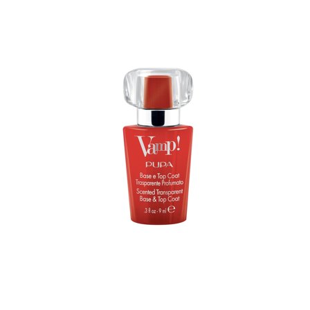Pupa Vamp! Base e Top Coat Trasparente Profumato 200 Trasparent-FRAGRANZA ROSSA - Base per Smalto