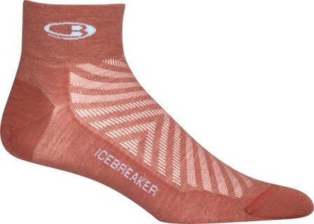 Icebreaker Men's Run+Ultralight Mini Men workout socks Red M