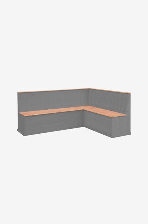 Loft24 - Hjørnebenk Sara - Grå - Sofaer - Fra Homeroom