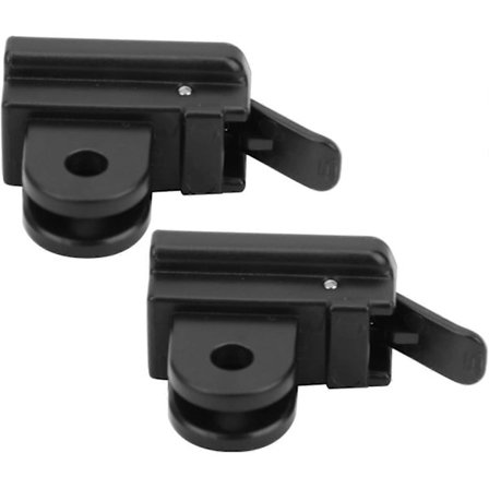 2 stk. Cykellygtebeslag i plast - Stærkt robust cykelholder