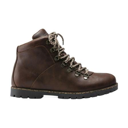 Birkenstock, Lace-up Boots Bruin, Heren, Maat:42 EU,leer