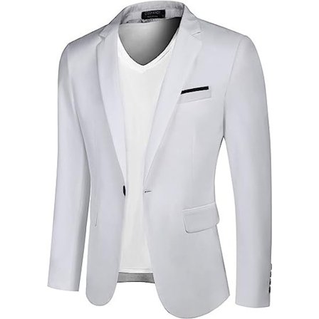 Herr Regular Fit Athleisure Blazer Casual Kostym