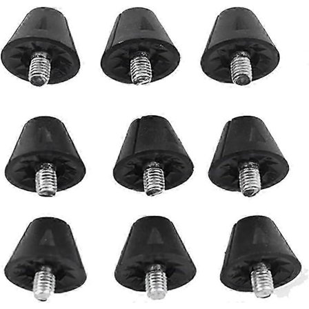 25 stk. udskiftningsfodbolddorn Sort fodbolddorn 13 mm Plastikdorn til fodboldstøvler Anti-slip Metal dorn Fodboldstøvler til voksne børn Soc