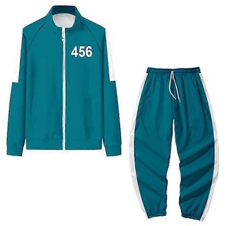 Squid Game Hoodie Tracksuit Dräkt Halloweenfest Cosplay Kostym - WELLNGS