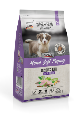 Mac's Mono Soft, Kylling 1,5kg - Softfôr til Valp