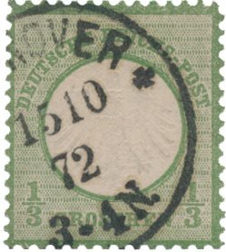 Tyske Rige 1872 - MICHEL 2a - Stemplet