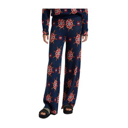 La DoubleJ, Jacquard Pants Blauw, Dames, Maat:L,print