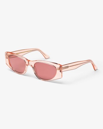 Sunglass 08 - Faded Pink - Dark Pink - One Size
