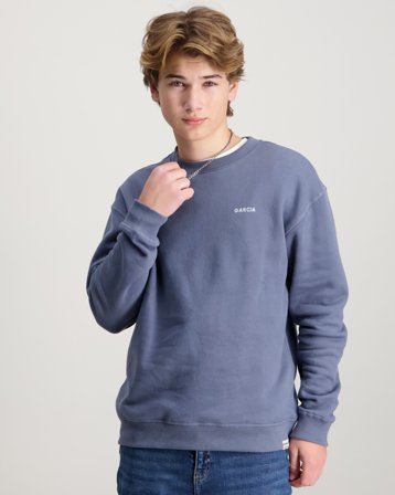 Garcia Boys Sweat Niebieski Swetry Chłopiec - Kids Brand Store