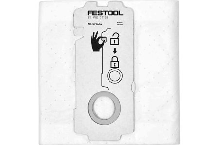 Festool SC-FIS-CT 25/5 Filterpåse 5-pack, Städ- & rengöringsmaskiner