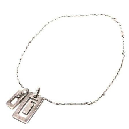 Gucci Vintage Pre-owned Silver halsband grå, Dam Vintage Smycken, Dam, Storlek: ONE SIZE