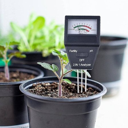 Dfghr Jord Ph-mätare | Växtvattenmonitor, 2 i 1 Jord Ph-mätare, Jordhygrometer Sensor För Trädgårdsskötsel
