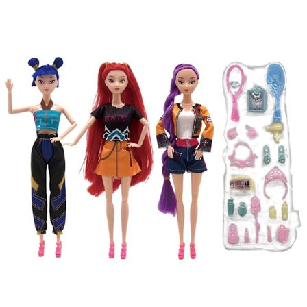 KPop Demon Hunters Actions Fashion Doll, Moderne Dekorativt Skrivebordspynt, K-Pop Merchandise Gave