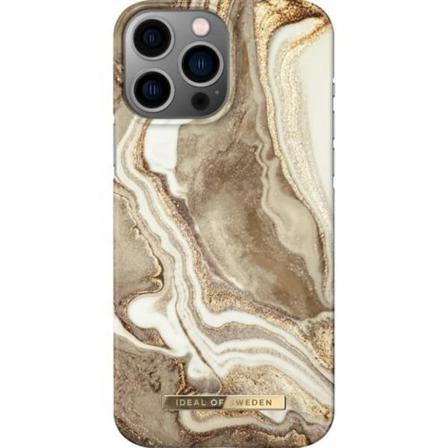 Ideal Of Sweden Fashion Skal Iphone 13 Pro Max Guld Sand Marble Gul