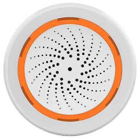 ZigBee NEO 90DB Lyd- og lyssensor Tuya Smart Life Innebygd Sirene