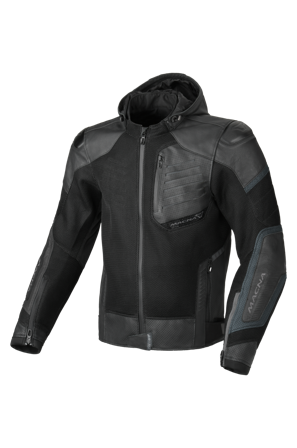 Kurtka Motocyklowa Macna Risant Czarny 48