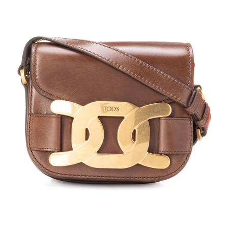 Tod's, Shoulder Bags Bruin, Dames, Maat:ONE Size