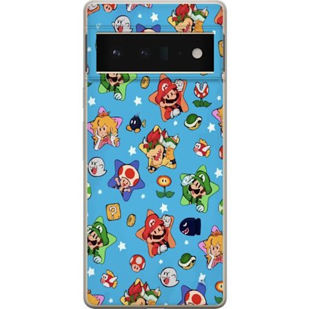 Kompatibelt Mobilskal till Google Google Pixel 6 Pro Nintendo Mario Mönster Switch Spel
