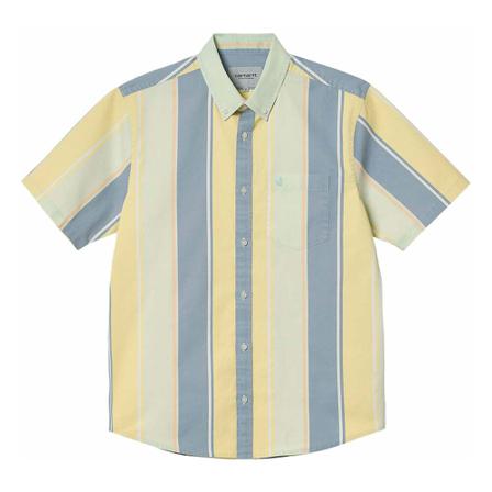 Carhartt Wip SS Gilman Shirt Gul, Herre Skjorter