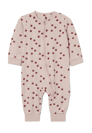 Å KIDS Pyjamas med dragkedja LONNIE Sovplagg Rosa 62