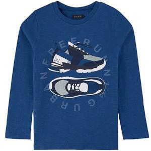 Kids - IKKS T-shirt With Print Blue 12 Years - Tops - 12 years - Blue