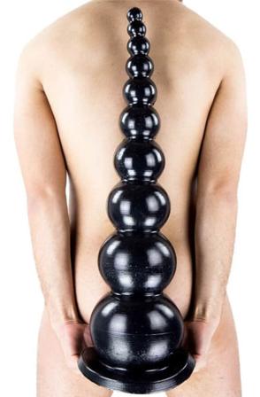 Analconda Snake Pearl 70 cm Grövre analkulor - Blushme.se