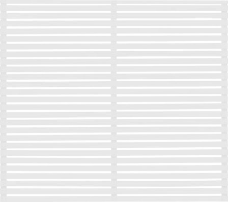 Jabo Horizont 1 Skärm 159 x 159 cm, vit, Utemiljö