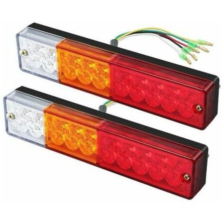 Universal LED Bremselygter 40 LED'er 12V 24V til Bugsering Trailer Båd Campingvogn [YJD]