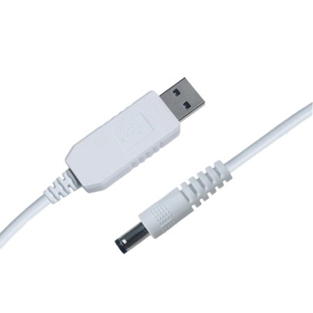 USB 5V til DC9V12V strømkabel til scannere, routere, højttalere, kameraer, strømopladning med 8 stk. opladningsstik