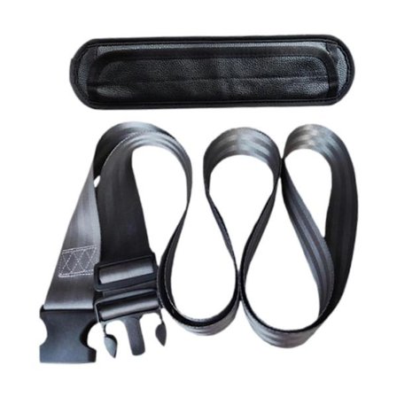 Træningsbånd Komfortabel Stabilisering Transfer Ekstremitetsmobiliseringsbælte Sort-FARVE: Sort