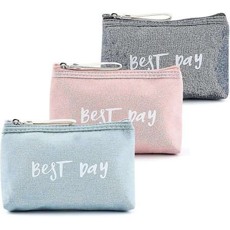 Makeup Taske - 3 Dele Rejsetaske Makeuppung Lille Vandafvisende Toilettaske Til Kvinder