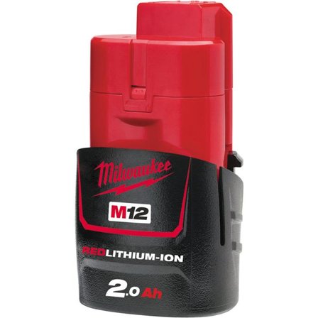 Milwaukee M12 B2 12V Batteri 2,0Ah, Maskintilbehør & forbruk