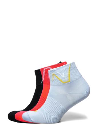 Running Ankle 3 Pairs Nilkkasukat Lyhytvartiset Sukat Monivärinen/Kuvioitu New Balance