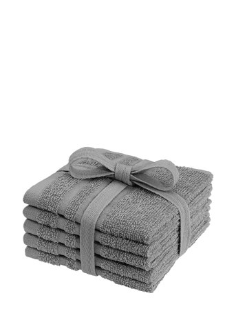 Borganäs of Sweden Basic Terry Cloths 25X25 Cm Sand - Grey - 5-PACK 25X25CM
