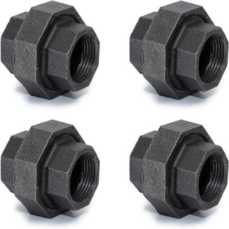 4 stk formbare stålrørbeslag Hyllebeslag Industri