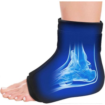 Gjenbrukbar Gel Fot Ispose Omslag | Varm & Kald Terapi for Ankel- og Hælsmertelindring