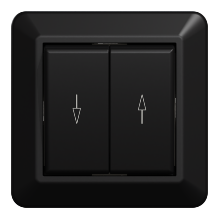 ELKO Markisebryter opp/ned RS Sort innfelt