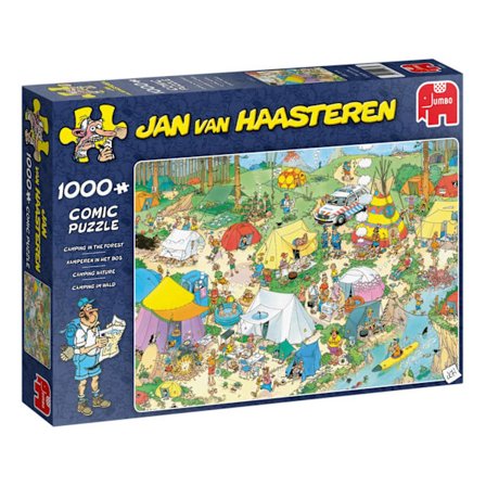 Jan van Haasteren Camping in the Forest Pussel 1000 bitar