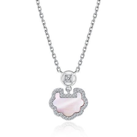 Kvinner Halskjede Kjede Choker Anheng Smykker Jenter Gave S925 Uregelmessig Enkel Temperament White gold color 925 silver