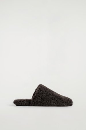 COS Women's Teddy Mules in Brown
